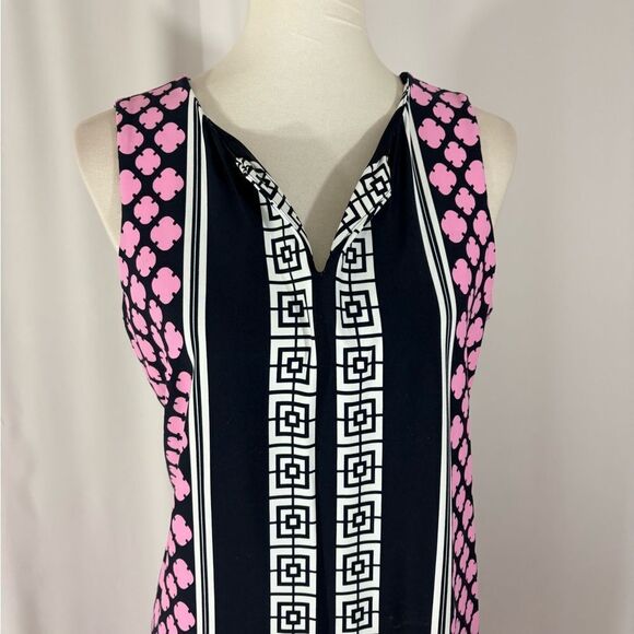 Charter Club Sleeveless Colorful Print Dress - Picture 2 of 4